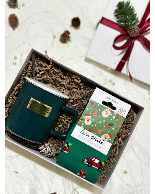 "Secret Santa" green - Gift Box 