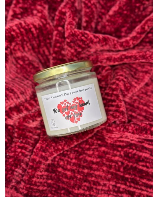 Αρωματικό κερί σόγιας - Valentine's edition
