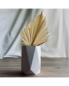 Εξάγωνο Διακοσμητικό Βαζάκι - Natural Stone
