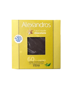 Dark Chocolate with 60% Cocoa & Stevia